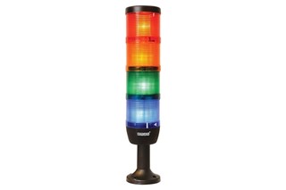 IK Series Four Level 24V AC/DC 110mm Plastic Tube and Base LED Tower 70mm